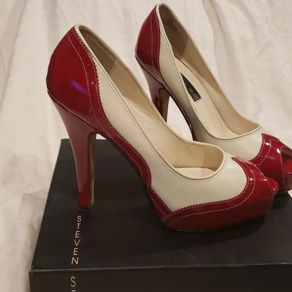 STEVEN NLIGHT spectator pumps - Picture 3 of 4